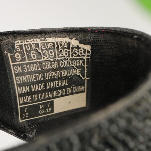 Skechers Womens Vinyasa-Stone Candy Sandal Size 9 Black Thong Flip Flop Slide - Picture 9 of 11